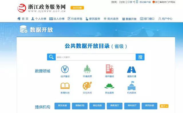 浙江省公共数据开放与安全管理暂行办法